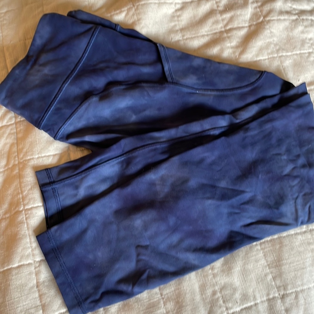 Lululemon invigorate 25 inch high rise diamond dye size 10